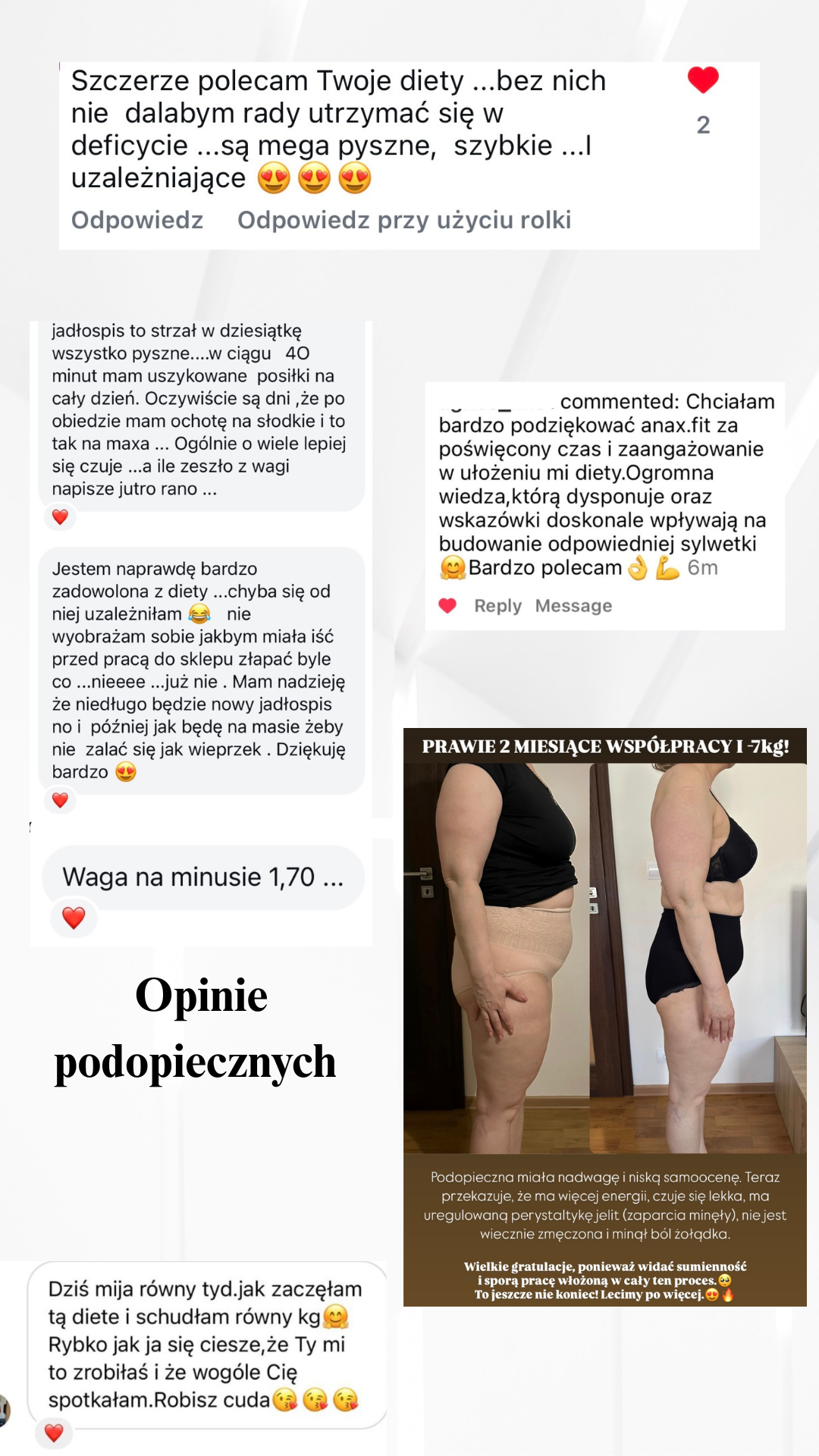 Opinie klientów Anastazji Wac